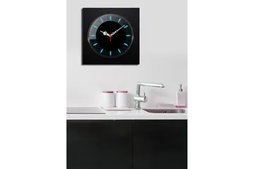 Dekorativ Canvasbilde med Klokke - Flerfarget - Interiør - Veggdekorasjon - Klokker