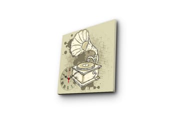 Dekorativ Canvasbilde med Klokke - Flerfarget - Interiør - Veggdekorasjon - Klokker