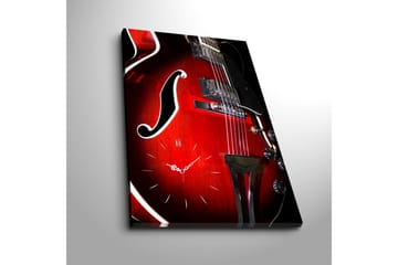 Dekorativ Canvasbilde med Klokke - Flerfarget - Interiør - Veggdekorasjon - Klokker