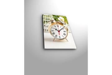 Dekorativ Canvasbilde med Klokke - Flerfarget - Interiør - Veggdekorasjon - Klokker