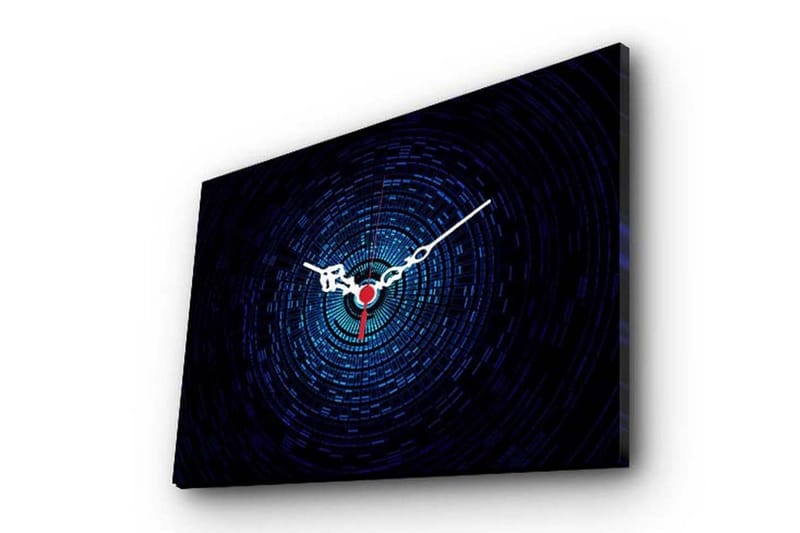 Dekorativ Canvasbilde med Klokke, Flerfarget