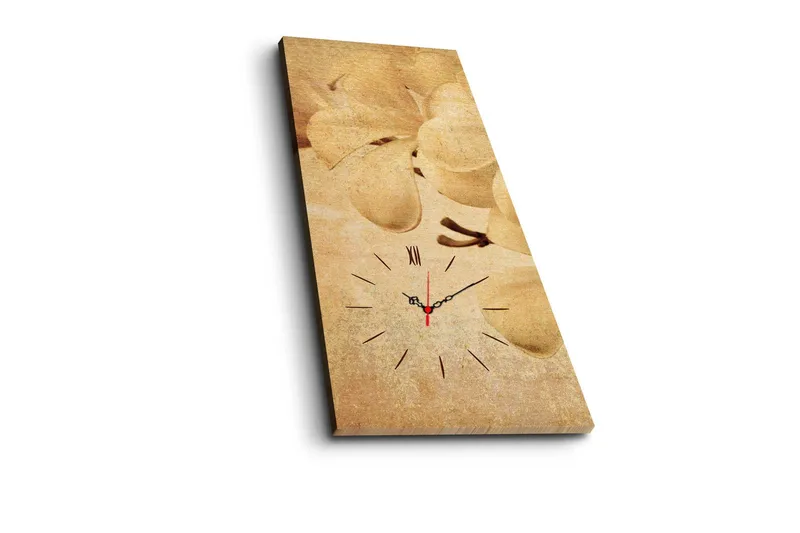 Dekorativ Canvasbilde med Klokke - Flerfarget - Interiør - Veggdekorasjon - Klokker