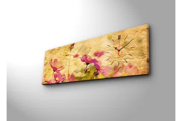 Dekorativ Canvasbilde med Klokke - Flerfarget - Interiør - Veggdekorasjon - Klokker