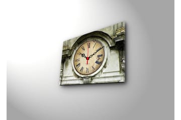 Dekorativ Canvasbilde med Klokke - Flerfarget - Interiør - Veggdekorasjon - Klokker