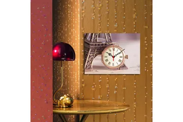 Dekorativ Canvasbilde med Klokke - Flerfarget - Interiør - Veggdekorasjon - Klokker