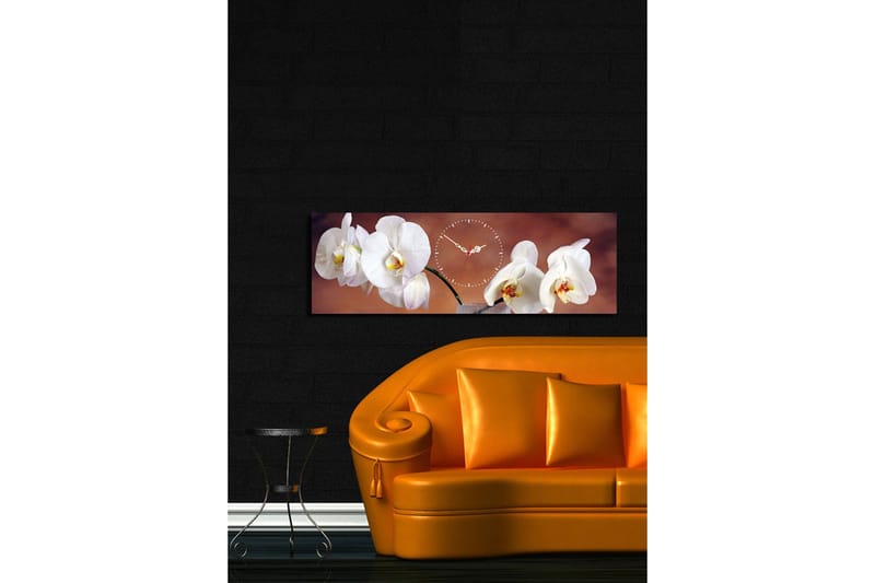 Dekorativ Canvasbilde med Klokke - Flerfarget - Interiør - Veggdekorasjon - Klokker