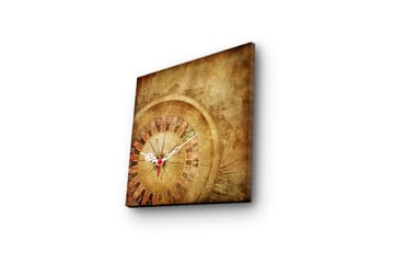 Dekorativ Canvasbilde med Klokke - Flerfarget - Interiør - Veggdekorasjon - Klokker