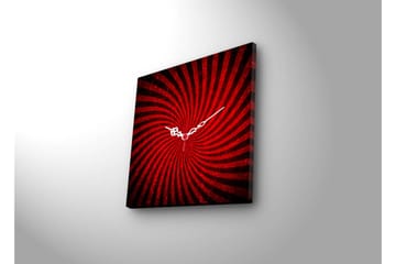 Dekorativ Canvasbilde med Klokke - Flerfarget - Interiør - Veggdekorasjon - Klokker