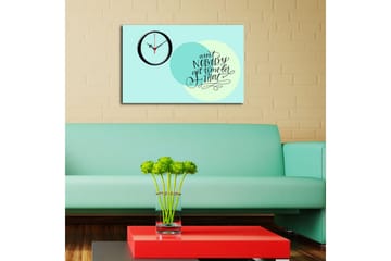 Dekorativ Canvasbilde med Klokke - Flerfarget - Interiør - Veggdekorasjon - Klokker