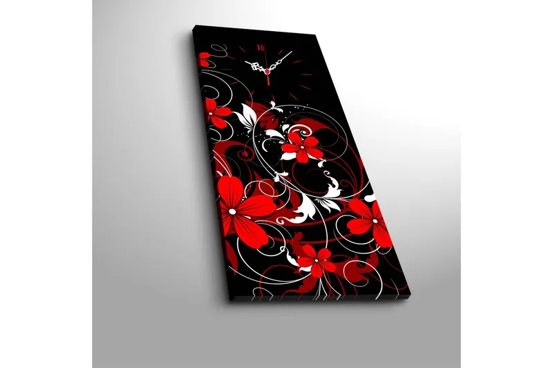 Dekorativ Canvasbilde med Klokke - Flerfarget - Interiør - Veggdekorasjon - Klokker