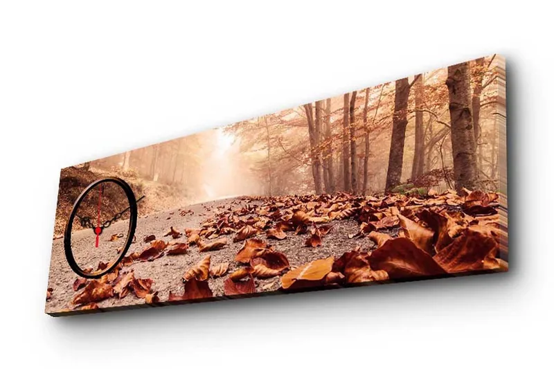 Dekorativ Canvasbilde med Klokke, Flerfarget