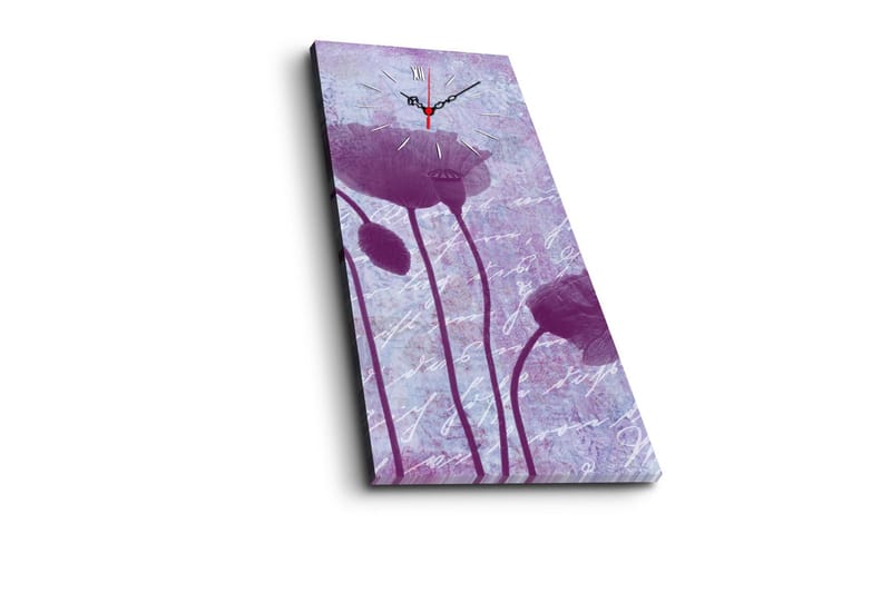 Dekorativ Canvasbilde med Klokke - Flerfarget - Interiør - Veggdekorasjon - Klokker