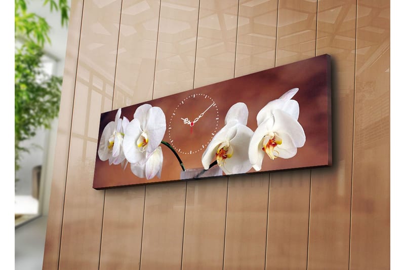 Dekorativ Canvasbilde med Klokke, Flerfarget