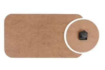 Dekorativ MDF-Klokke 2 Deler - Flerfarget - Interiør - Veggdekorasjon - Klokker