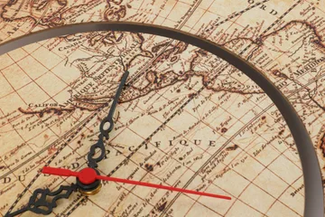 Dekorativ MDF-Klokke 2 Deler - Flerfarget - Interiør - Veggdekorasjon - Klokker