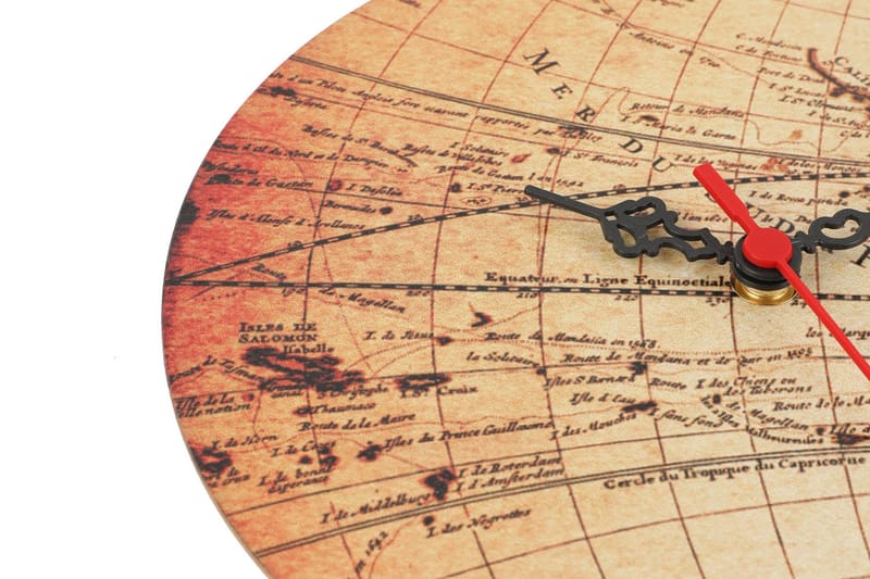 Dekorativ MDF-Klokke 2 Deler - Flerfarget - Interiør - Veggdekorasjon - Klokker