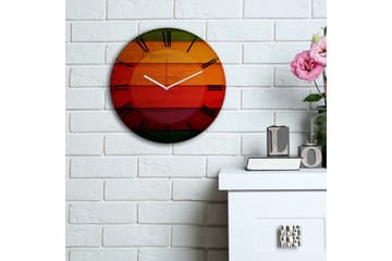 Dekorativ MDF-Klokke - Flerfarget - Interiør - Veggdekorasjon - Klokker