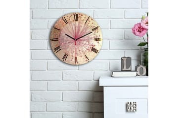 Dekorativ MDF-Klokke - Flerfarget - Interiør - Veggdekorasjon - Klokker