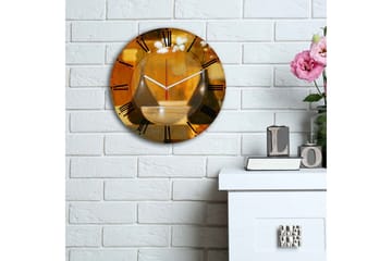 Dekorativ MDF-Klokke - Flerfarget - Interiør - Veggdekorasjon - Klokker