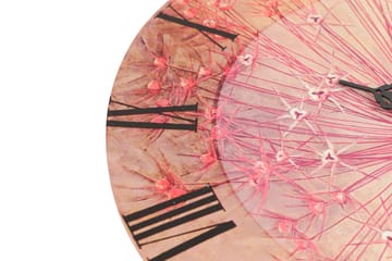 Dekorativ MDF-Klokke - Flerfarget - Interiør - Veggdekorasjon - Klokker