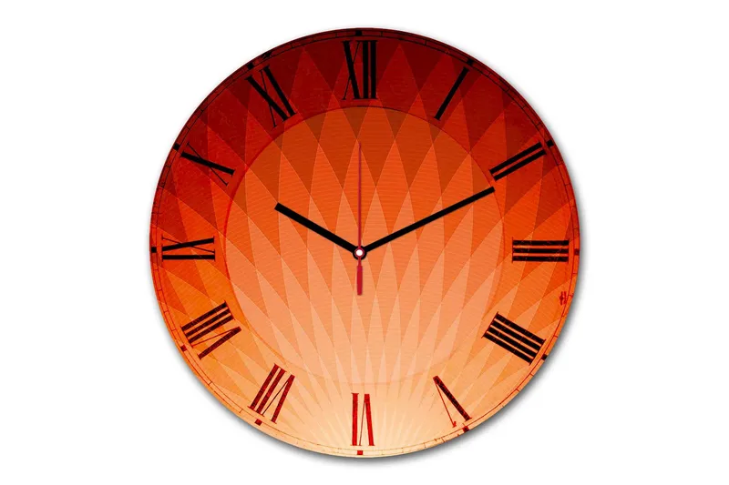 Dekorativ MDF-Klokke, Flerfarget