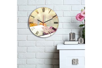 Dekorativ MDF-Klokke - Flerfarget - Interiør - Veggdekorasjon - Klokker