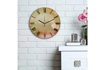 Dekorativ MDF-Klokke - Flerfarget - Interiør - Veggdekorasjon - Klokker