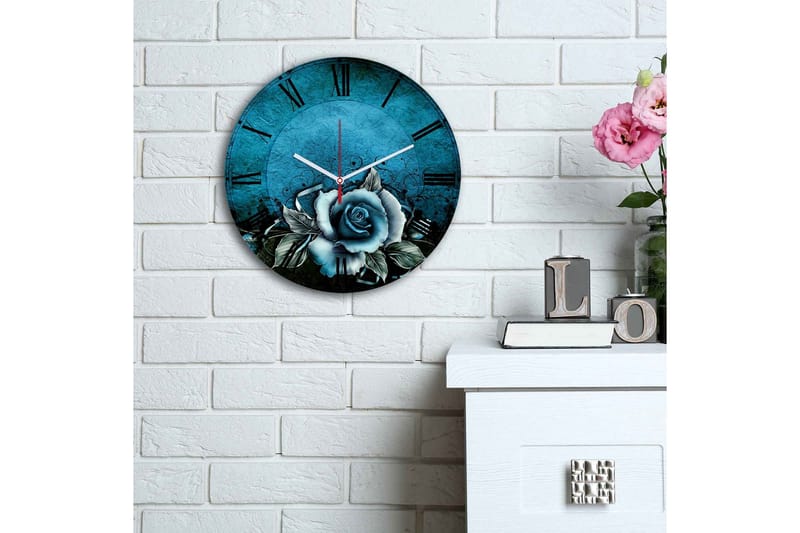 Dekorativ MDF-Klokke - Flerfarget - Interiør - Veggdekorasjon - Klokker