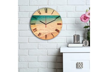 Dekorativ MDF-Klokke - Flerfarget - Interiør - Veggdekorasjon - Klokker