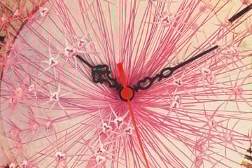 Dekorativ MDF-Klokke - Flerfarget - Interiør - Veggdekorasjon - Klokker