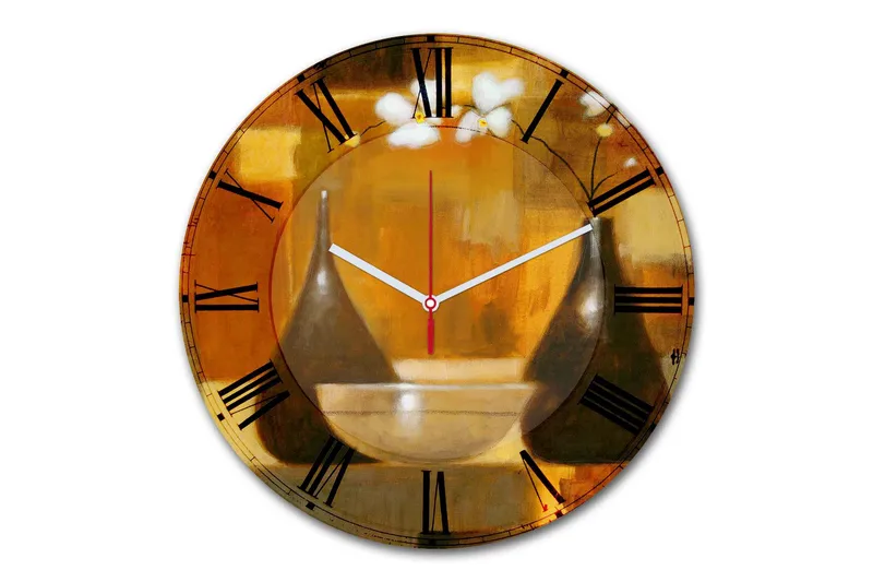 Dekorativ MDF-Klokke - Flerfarget - Interiør - Veggdekorasjon - Klokker