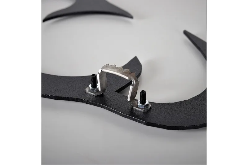 Dekorativ Metallveggklokke - Svart - Interiør - Veggdekorasjon - Klokker