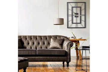 Dekorativ Metallveggklokke - Svart - Interiør - Veggdekorasjon - Klokker