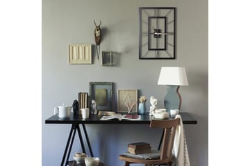 Dekorativ Metallveggklokke - Svart - Interiør - Veggdekorasjon - Klokker