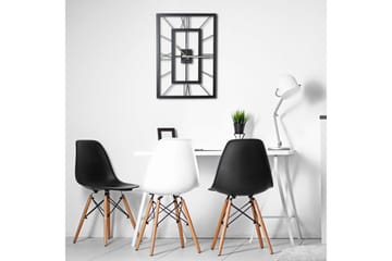 Dekorativ Metallveggklokke - Svart - Interiør - Veggdekorasjon - Klokker