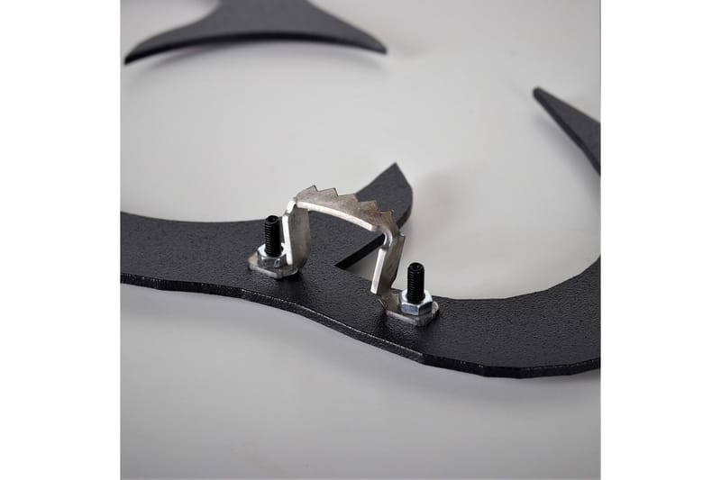 Dekorativ Metallveggklokke - Svart - Interiør - Veggdekorasjon - Klokker