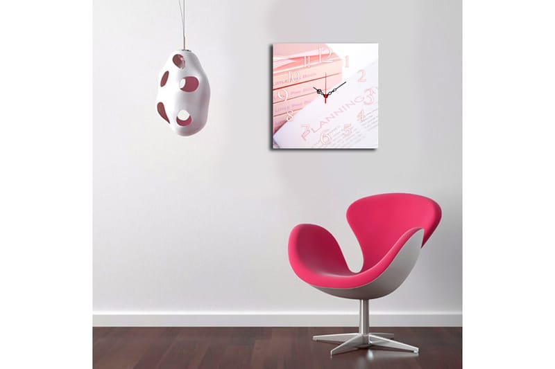 Dekorklokke Tezeren 40x40 cm - Flerfarget - Interiør - Veggdekorasjon - Klokker