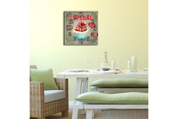 Diyadin Dekorklokke 40x40 cm Kitchen - Flerfarget - Interiør - Veggdekorasjon - Klokker