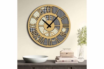 Diyadin Dekorklokke 50 cm Rund - Flerfarget - Interiør - Veggdekorasjon - Klokker