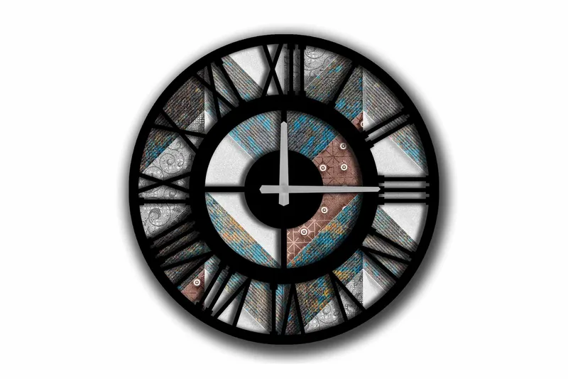 Diyadin Dekorklokke 50 cm Rund, Flerfarget