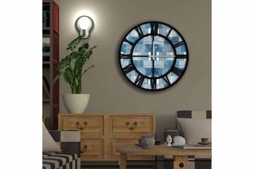 Diyadin Dekorklokke 50 cm Rund - Flerfarget - Interiør - Veggdekorasjon - Klokker