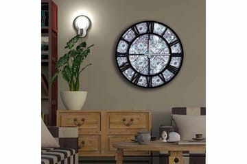 Diyadin Dekorklokke 50 cm Rund - Flerfarget - Interiør - Veggdekorasjon - Klokker