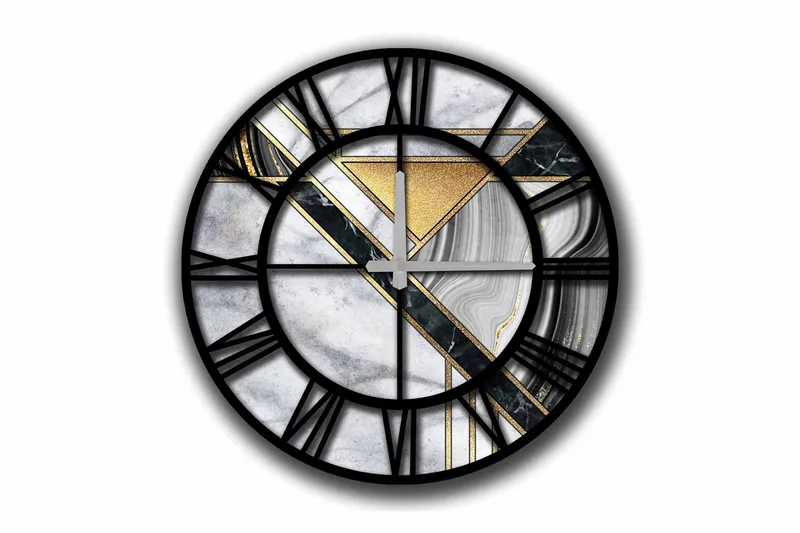 Diyadin Dekorklokke 50 cm Rund, Flerfarget