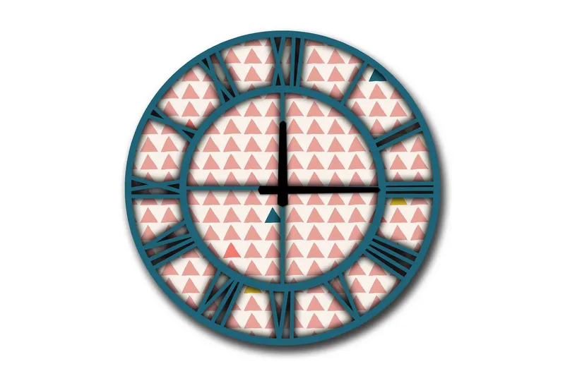 Diyadin Dekorklokke 50 cm Rund, Flerfarget