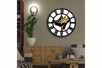 Diyadin Dekorklokke 50 cm Rund - Flerfarget - Interiør - Veggdekorasjon - Klokker