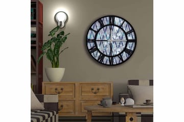 Diyadin Dekorklokke 50 cm Rund - Flerfarget - Interiør - Veggdekorasjon - Klokker