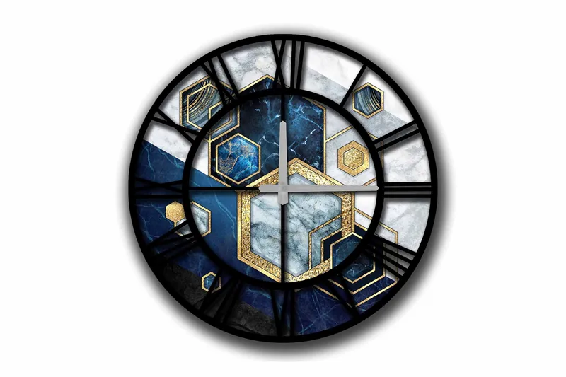 Diyadin Dekorklokke 50 cm Rund, Flerfarget