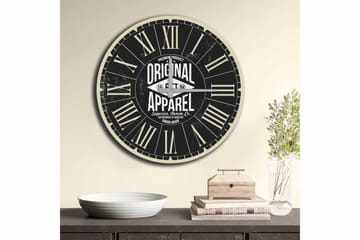 Diyadin Dekorklokke 50 cm Rund - Flerfarget - Interiør - Veggdekorasjon - Klokker