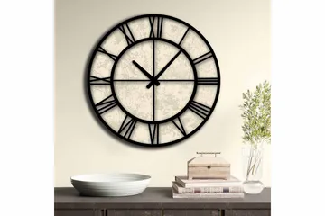 Diyadin Dekorklokke 50 cm Rund - Flerfarget - Interiør - Veggdekorasjon - Klokker