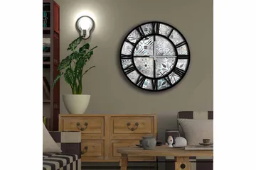 Diyadin Dekorklokke 50 cm Rund - Flerfarget - Interiør - Veggdekorasjon - Klokker